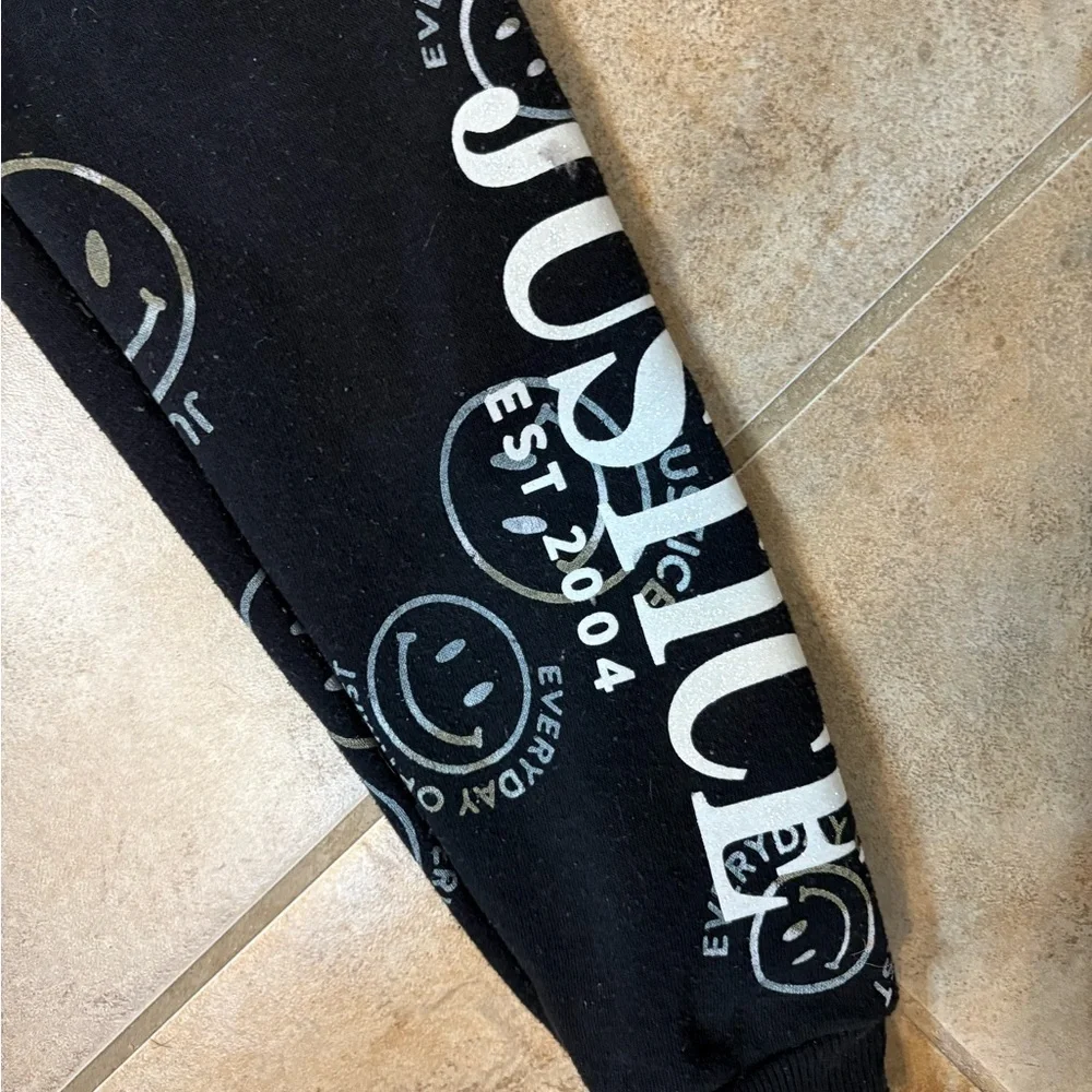 🍭JUSTICE Black Jogging Sweatpants